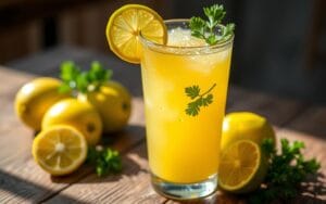 Suco de Limão com Salsa