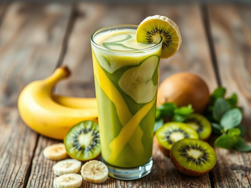 Vitamina de Kiwi com Banana