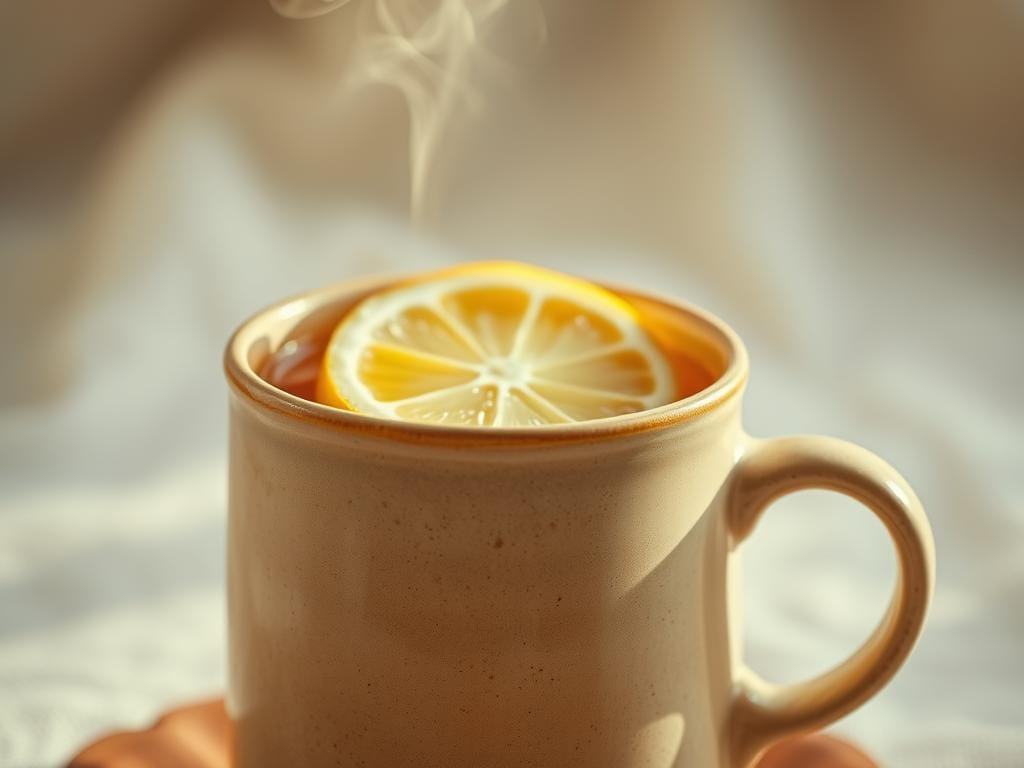 Chá de gengibre com limão